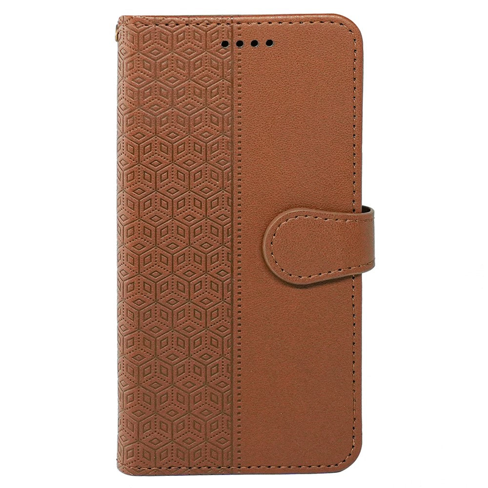 For Xiaomi Poco M8 Pro 5G / Redmi Note 15 Pro+ 5G (Global) Wallet Phone Case Pattern Imprint Leather Flip Cover - Brown