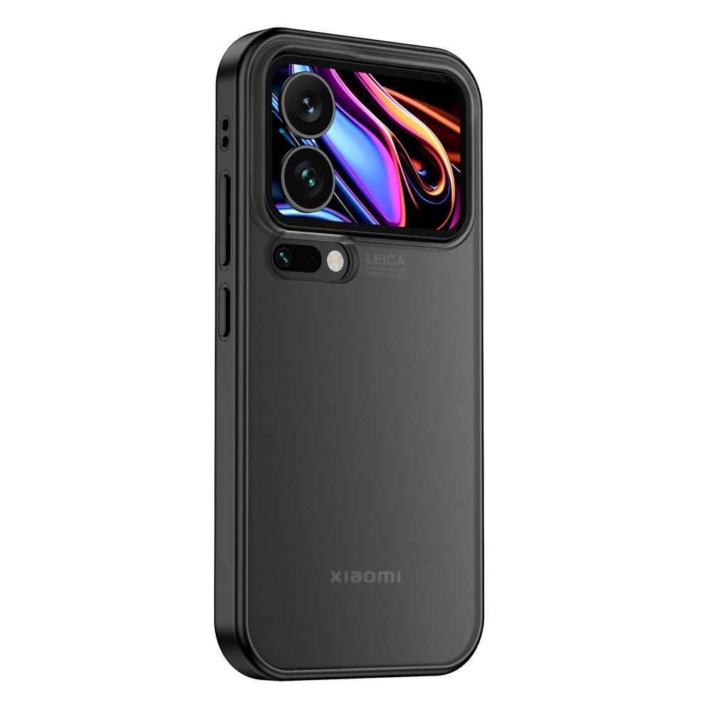 For Xiaomi 17 Pro Case Airbag Anti Drop TPU PC Phone Back Cover - Matte Black