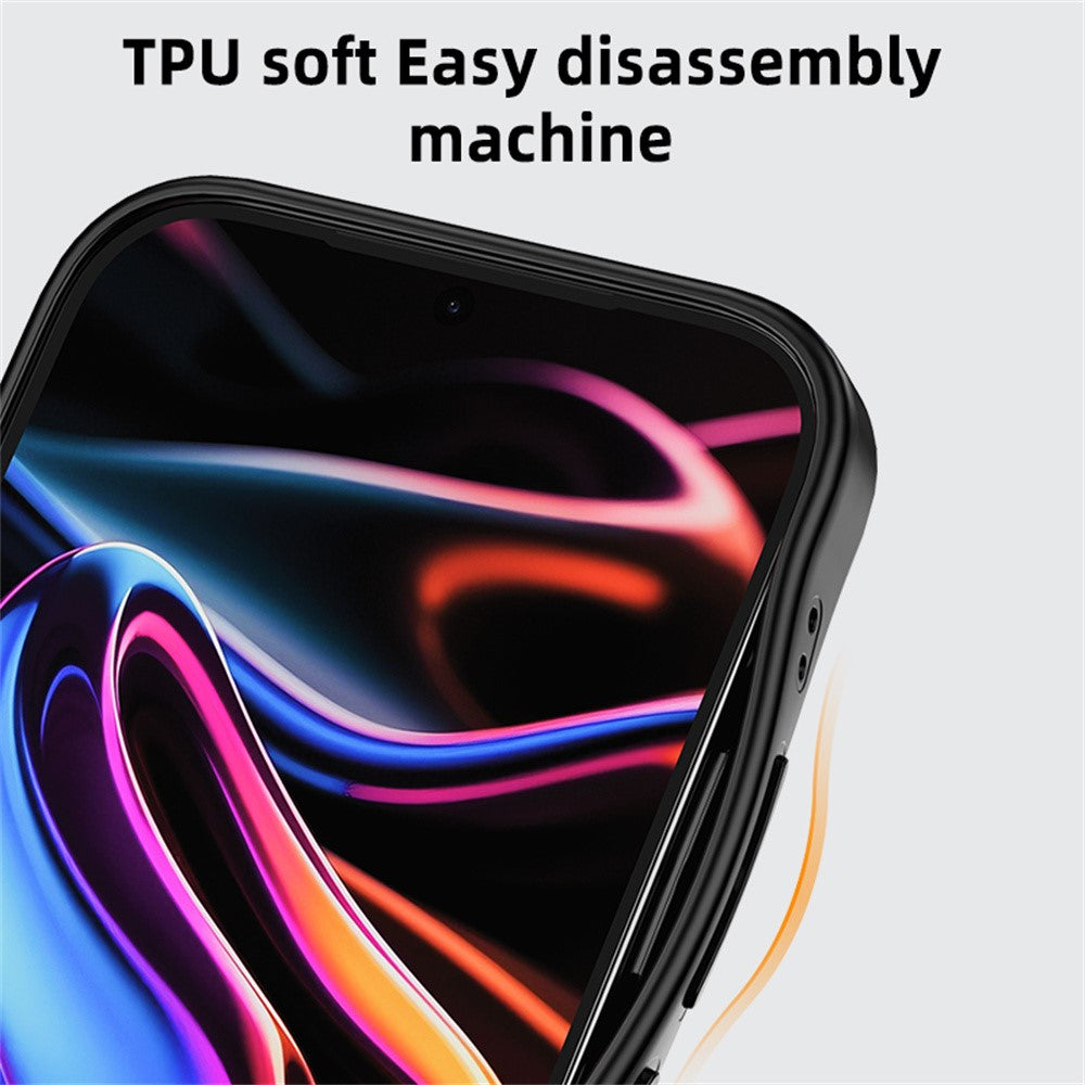 For Xiaomi 17 Pro Max Case Airbag Anti Drop TPU PC Phone Back Cover - Grey