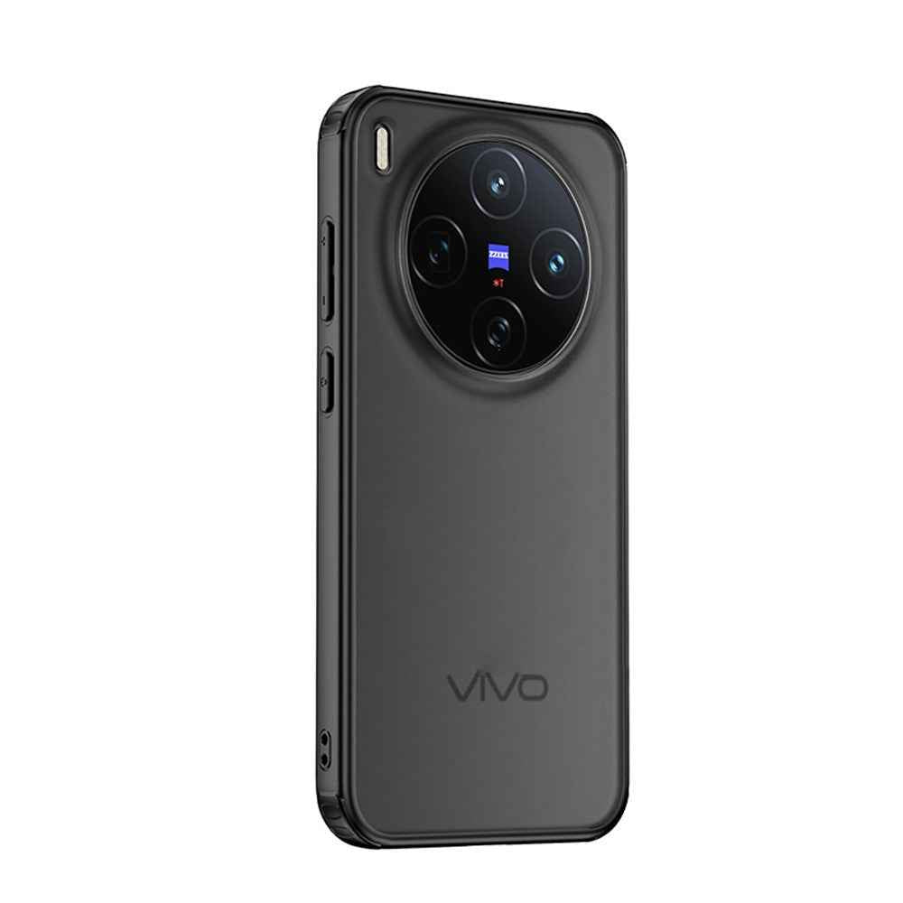 For vivo X300 5G Case Airbag Anti Drop TPU PC Phone Back Cover - Matte Black