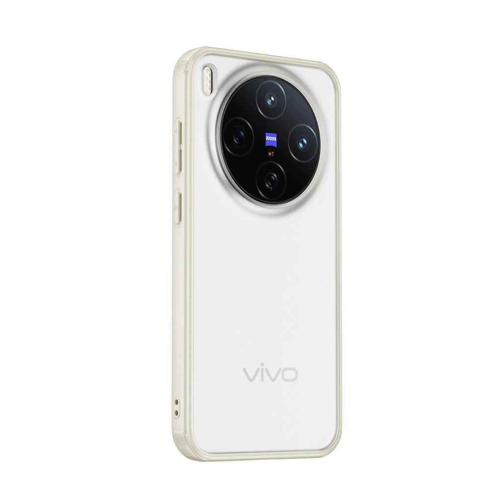 For vivo X300 5G Case Airbag Anti Drop TPU PC Phone Back Cover - Grey