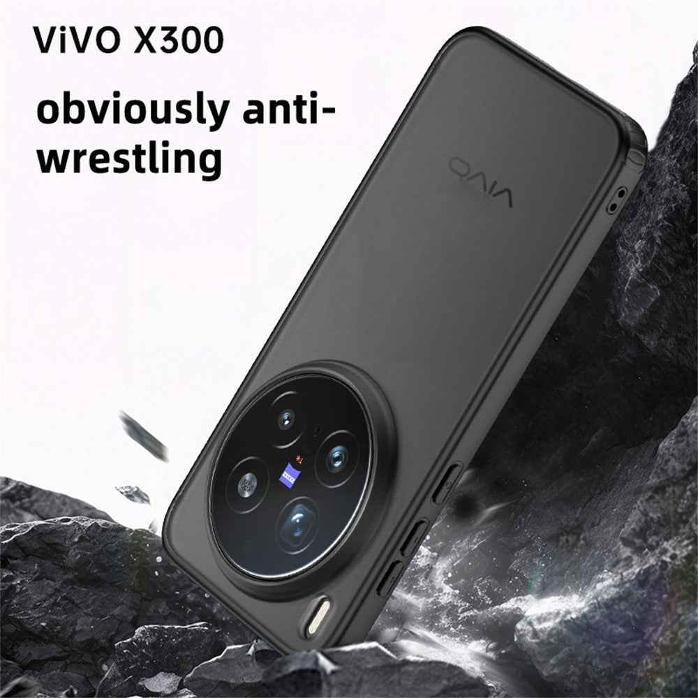 For vivo X300 5G Case Airbag Anti Drop TPU PC Phone Back Cover - Grey