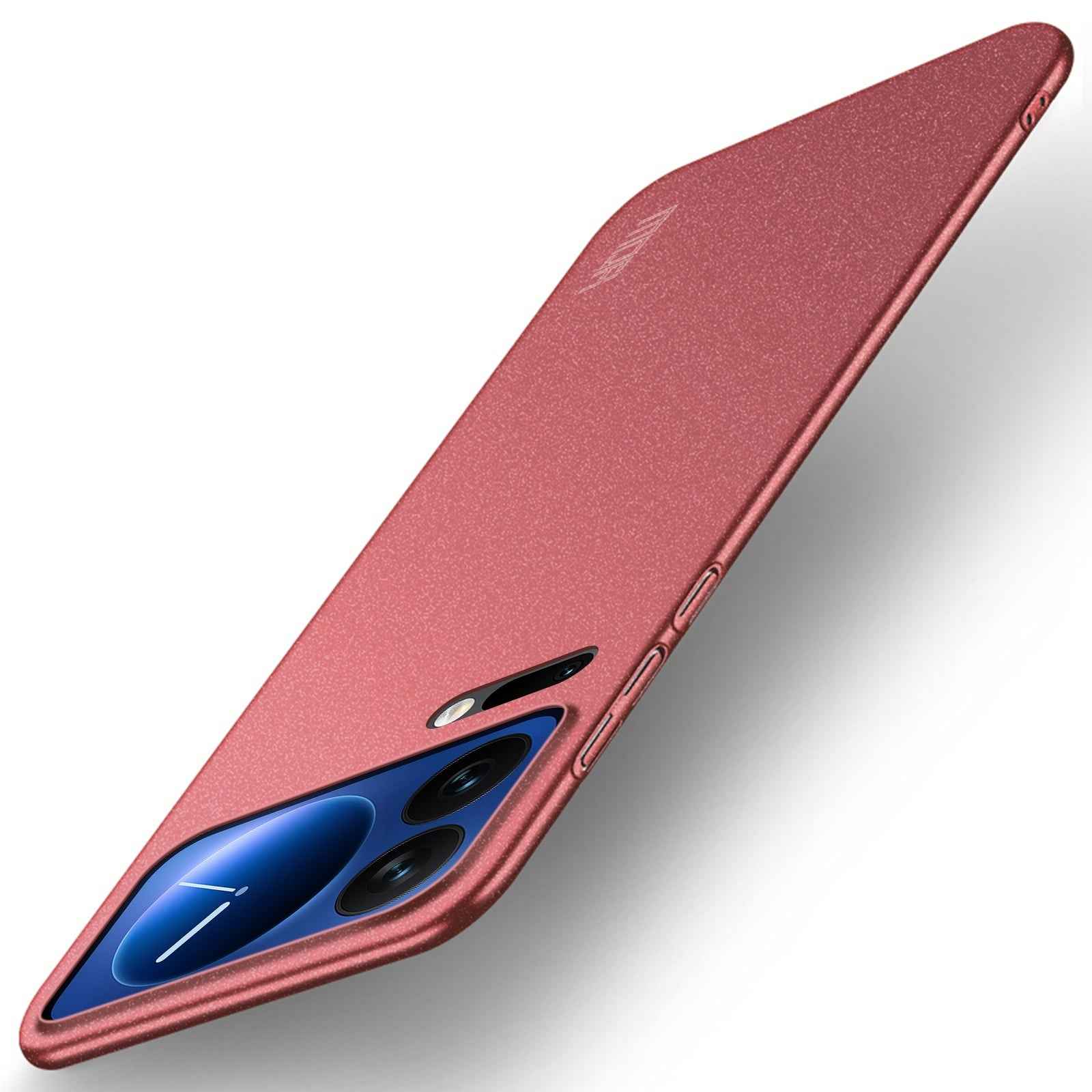For Xiaomi 17 Pro PC Case MOFI Shield Matte Series Slim Fit Phone Cover - Red