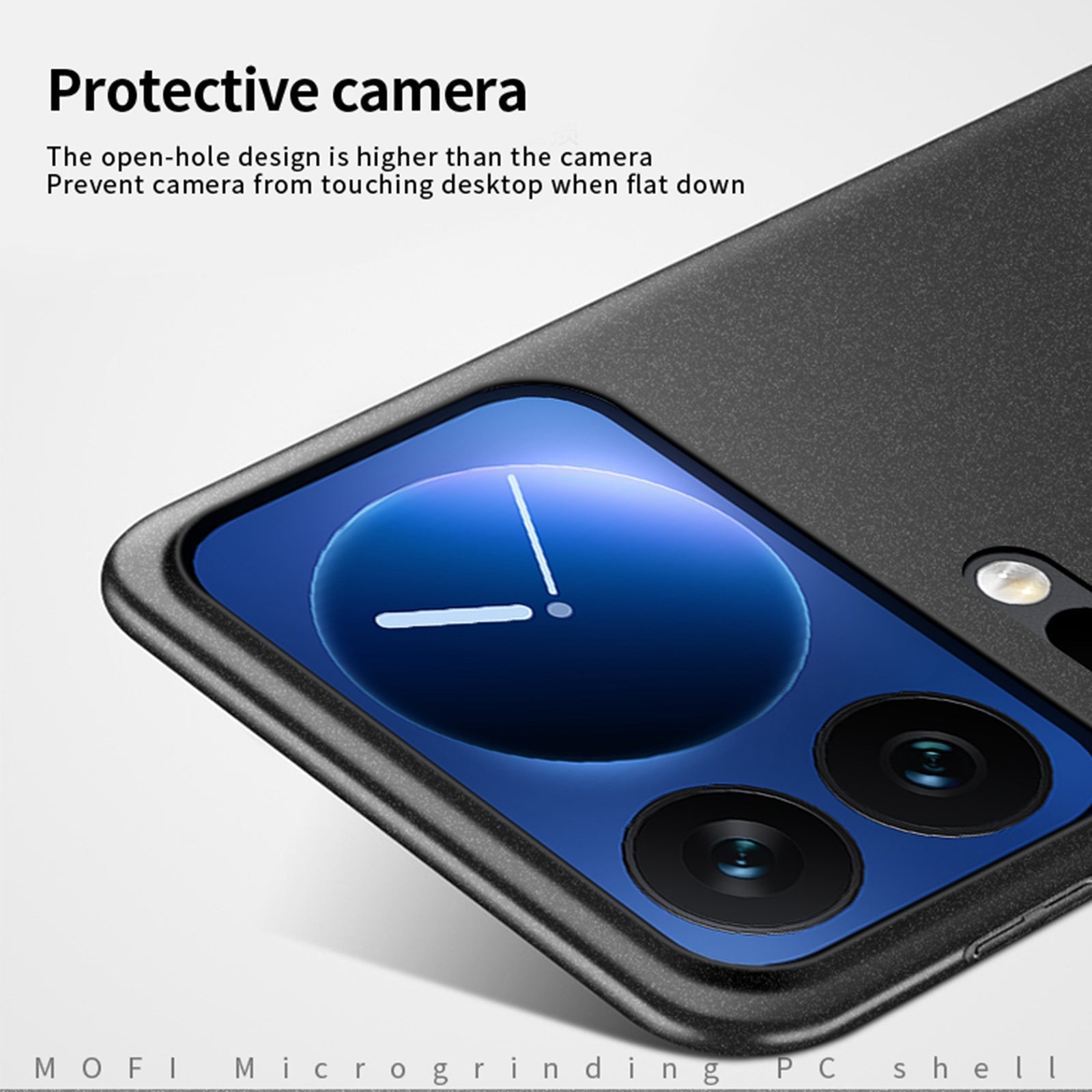 For Xiaomi 17 Pro Max PC Case MOFI Shield Matte Series Slim Fit Phone Cover - Gray