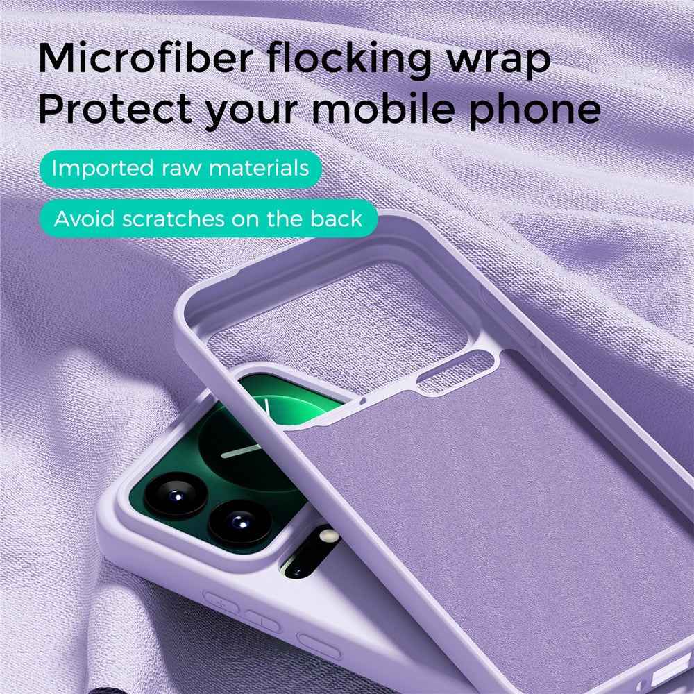ABEEL For Xiaomi 17 Pro Magnetic Case Skin Touch Liquid Silicone Phone Back Cover - Sky Blue