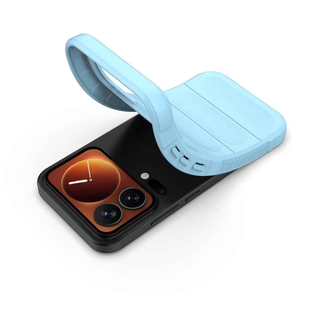 For Xiaomi 17 Pro Case Anti-Drop Soft TPU Rugged Phone Back Cover - Baby Blue