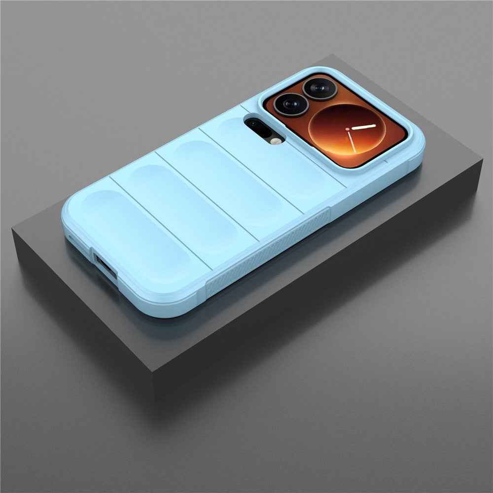 For Xiaomi 17 Pro Case Anti-Drop Soft TPU Rugged Phone Back Cover - Baby Blue