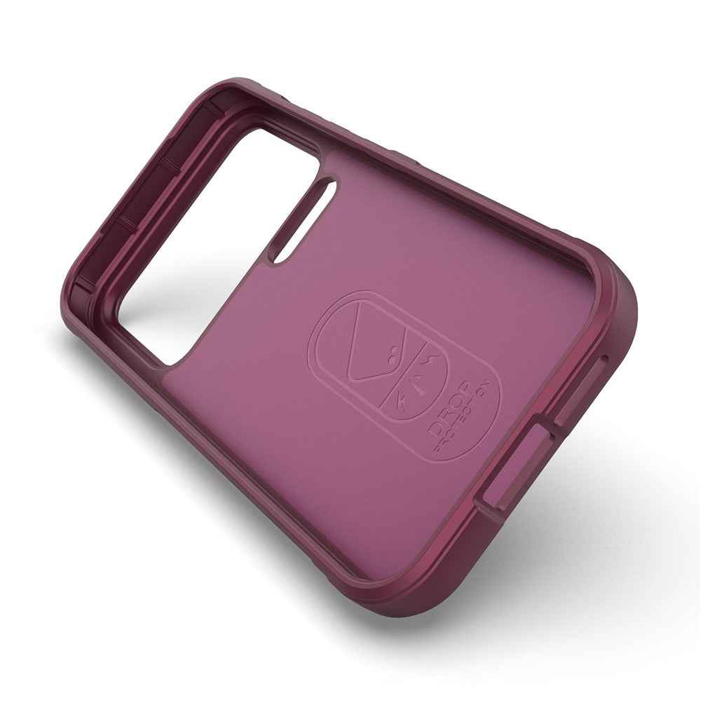 For Xiaomi 17 Pro Case Anti-Drop Soft TPU Rugged Phone Back Cover - Wine Red