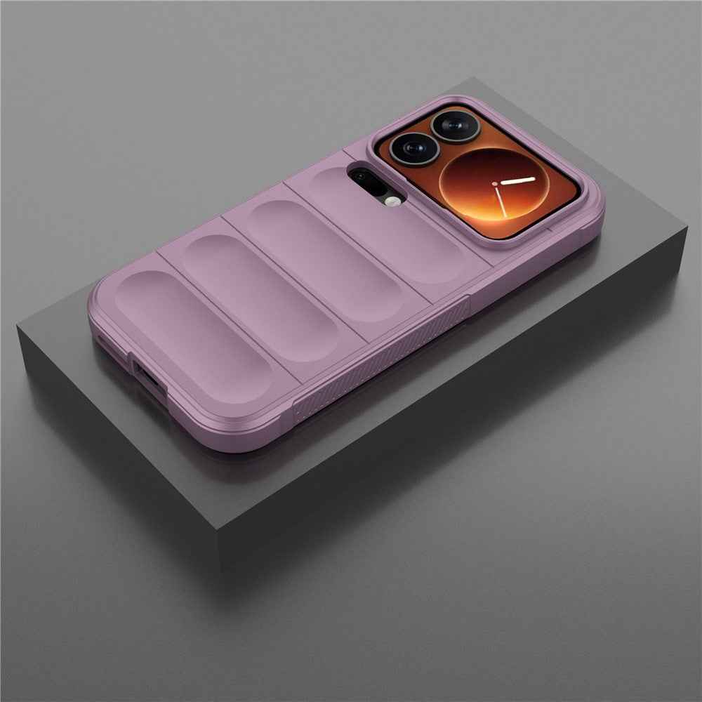 For Xiaomi 17 Pro Case Anti-Drop Soft TPU Rugged Phone Back Cover - Light Purple