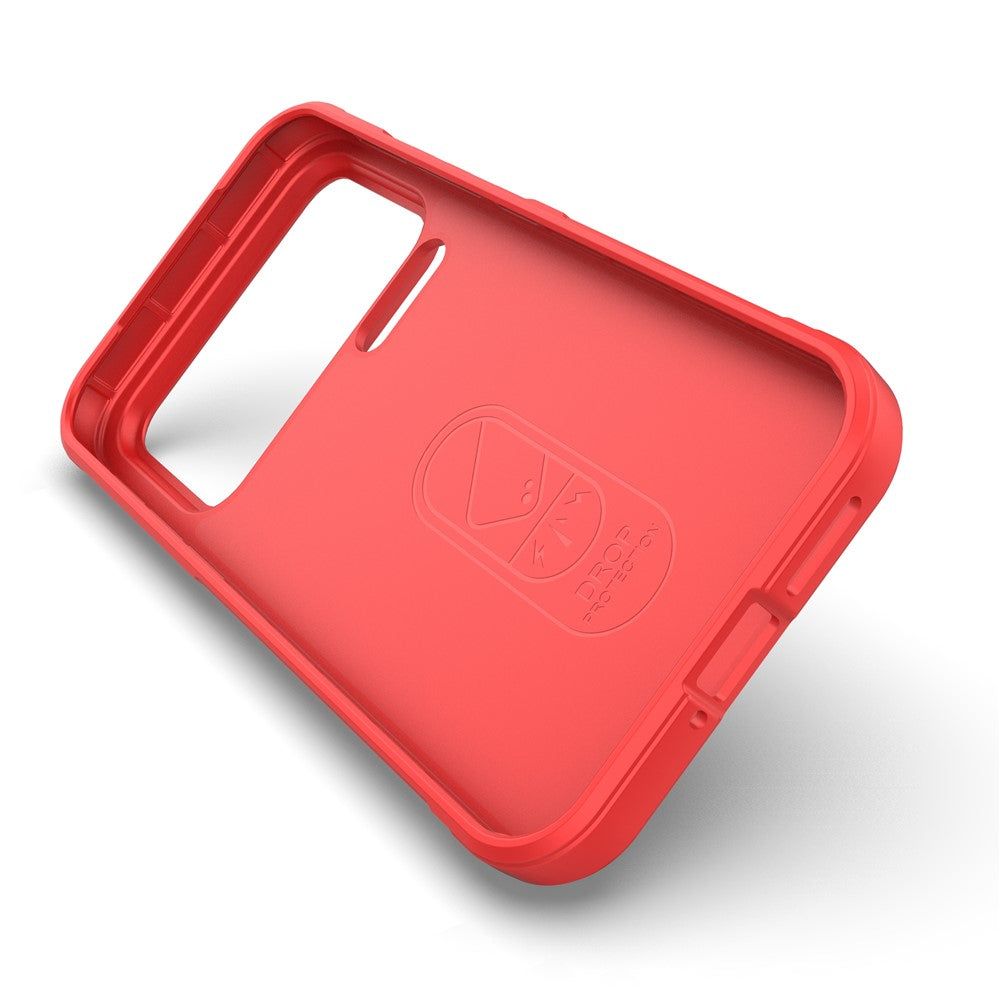 For Xiaomi 17 Pro Max Case Anti-Drop Soft TPU Rugged Phone Back Cover - Red