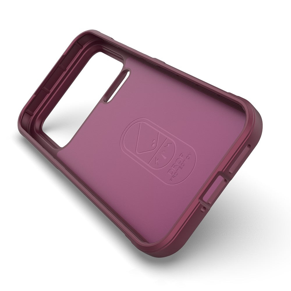 For Xiaomi 17 Pro Max Case Anti-Drop Soft TPU Rugged Phone Back Cover - Wine Red