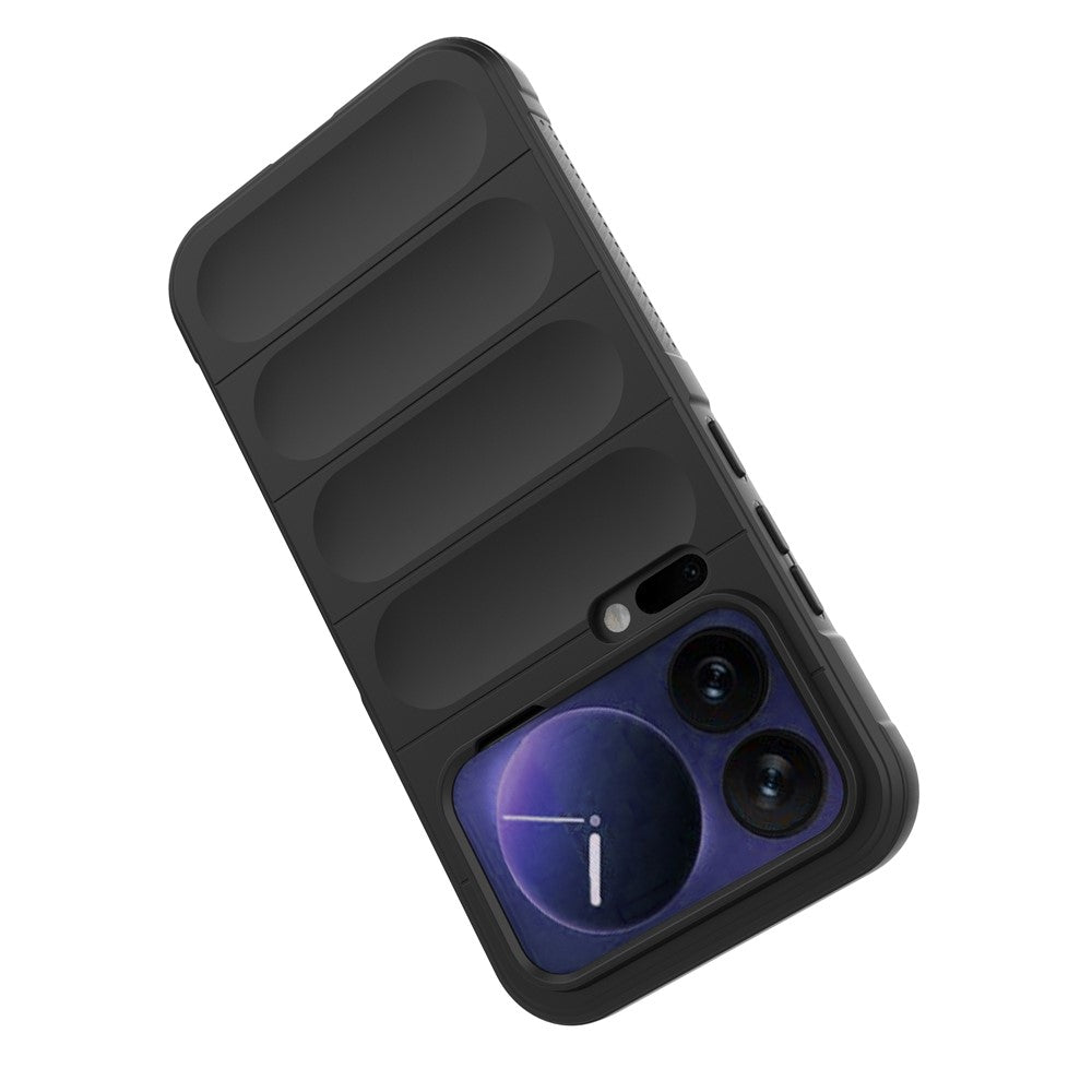 For Xiaomi 17 Pro Max Case Anti-Drop Soft TPU Rugged Phone Back Cover - Dark Blue