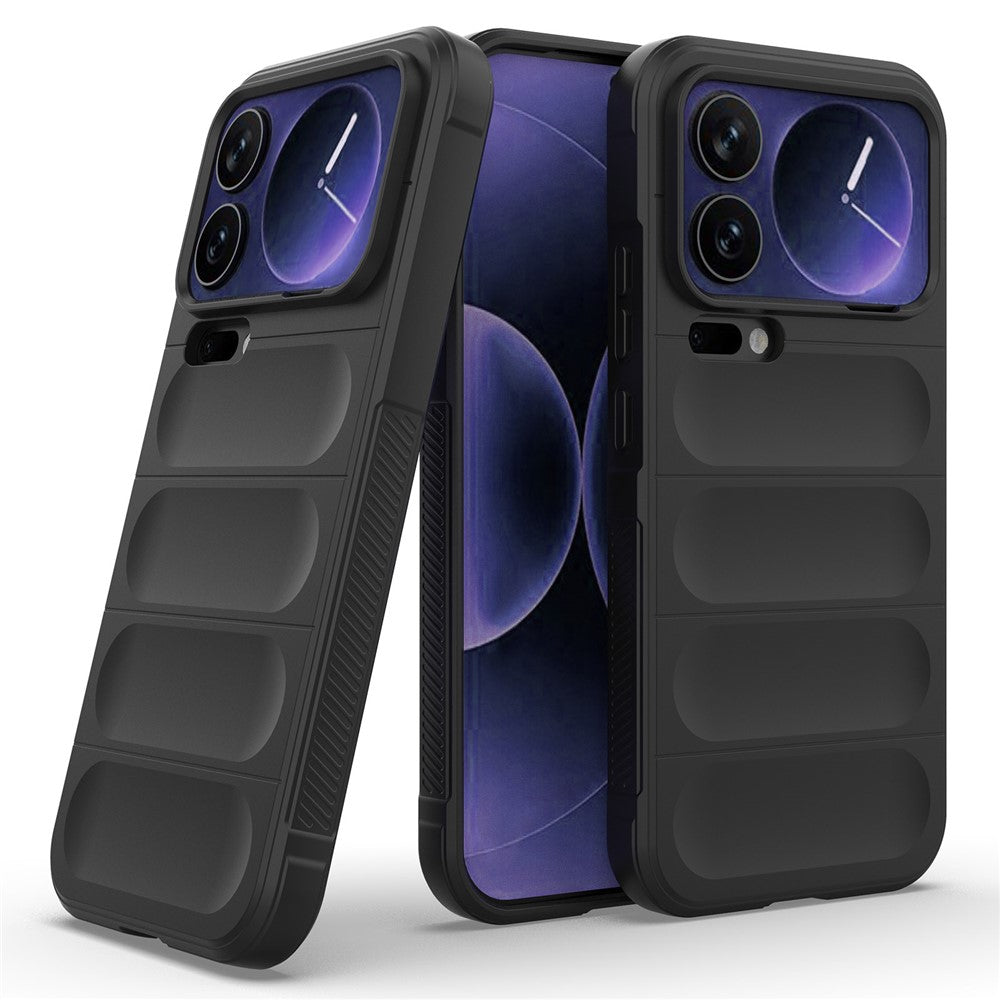 For Xiaomi 17 Pro Max Case Anti-Drop Soft TPU Rugged Phone Back Cover - Light Purple