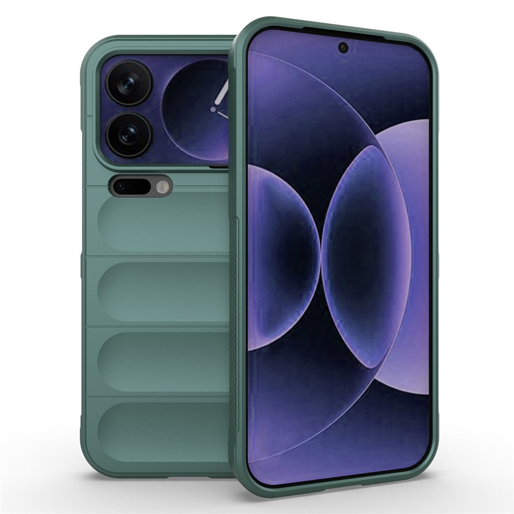 AMORUS For Xiaomi 17 Pro Max Case Shockproof Soft TPU Rugged Phone Back Cover - Green