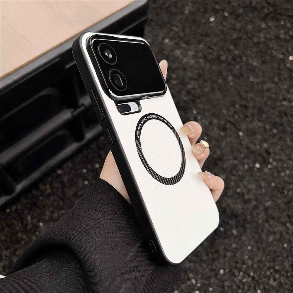 For Xiaomi 17 Pro Magnetic Case Anti-Drop PU Leather + PC Cover - Green