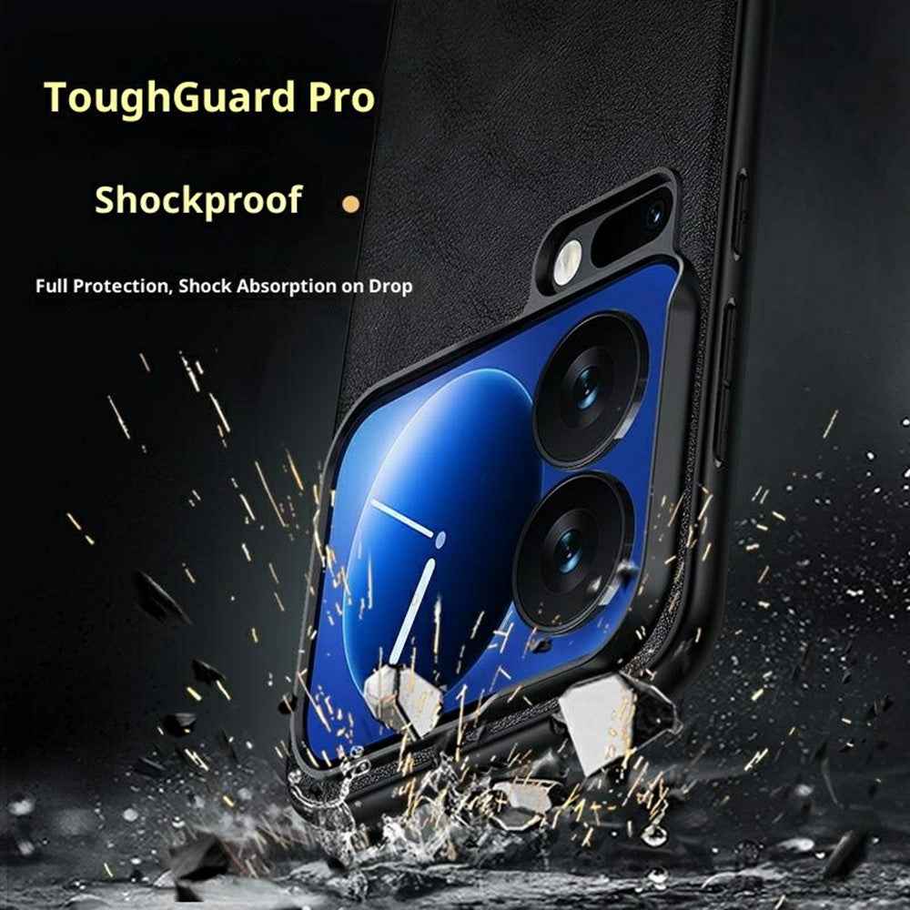 SULADA For Xiaomi 17 Pro Case PU Leather + TPU + PC Back Phone Cover - Brown