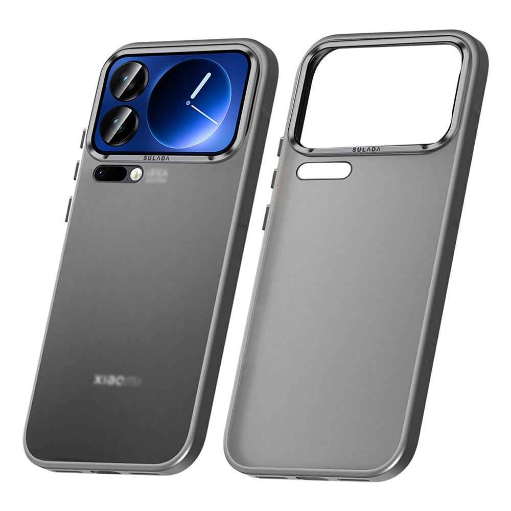 SULADA For Xiaomi 17 Pro Case PC+TPU Shockproof Matte Phone Protector Cover - Titanium Grey