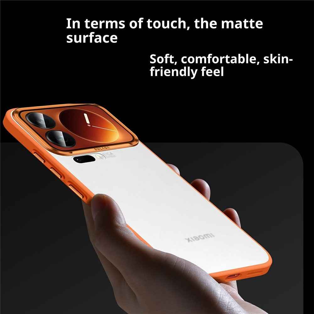 SULADA For Xiaomi 17 Pro Case PC+TPU Shockproof Matte Phone Protector Cover - Titanium Black