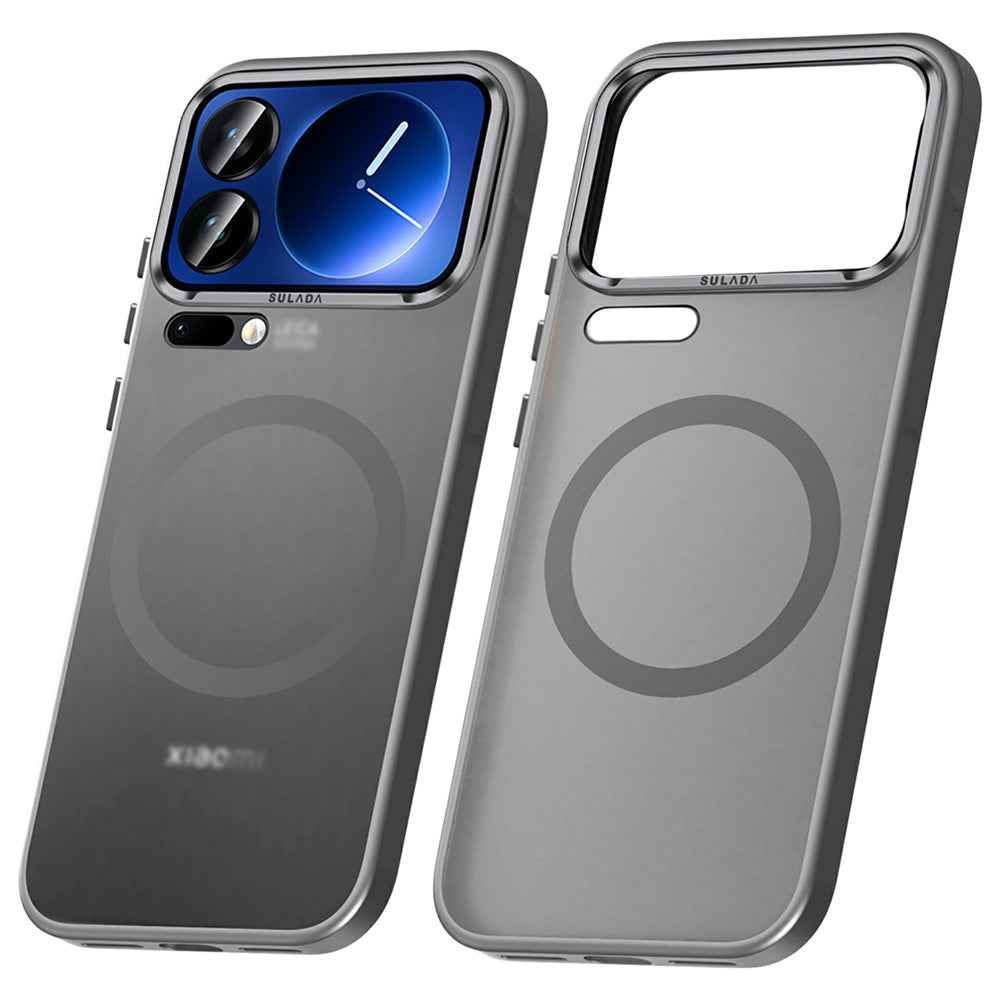 SULADA For Xiaomi 17 Pro Magnetic Case PC + TPU Phone Cover - Titanium Grey