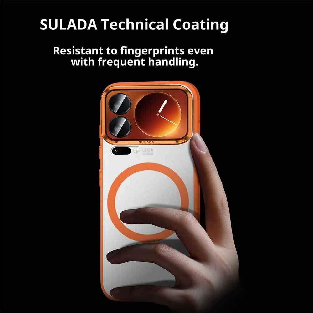 SULADA For Xiaomi 17 Pro Magnetic Case PC + TPU Phone Cover - Titanium Grey