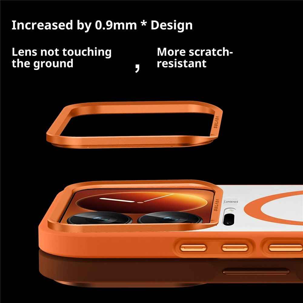 SULADA For Xiaomi 17 Pro Magnetic Case PC + TPU Phone Cover - Titanium Black