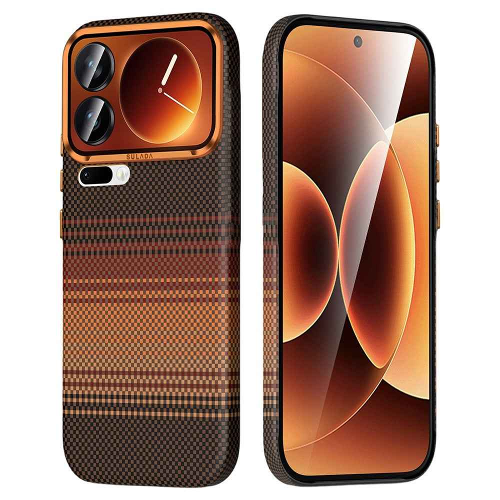 SULADA For Xiaomi 17 Pro Magnetic Case Shockproof Hard PC Phone Back Cover - Orange