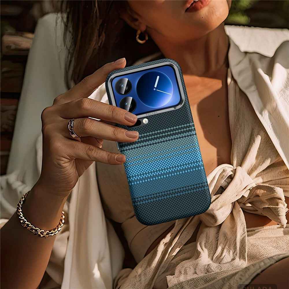SULADA For Xiaomi 17 Pro Magnetic Case Shockproof Hard PC Phone Back Cover - Orange
