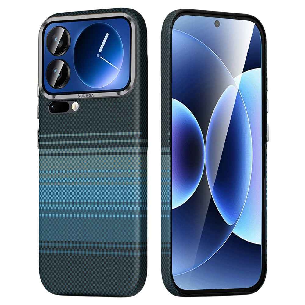 SULADA For Xiaomi 17 Pro Magnetic Case Shockproof Hard PC Phone Back Cover - Blue