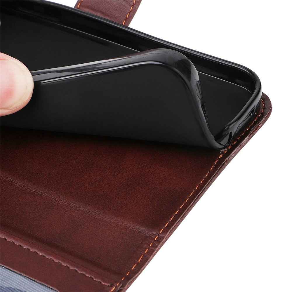 ENKAY HAT PRINCE For Xiaomi 17 Pro Wallet Case Calf Texture Leather Phone Stand Cover with Strap / 0.18mm Screen Film (Support Ultrasonic Fingerprint Unlock) - Black