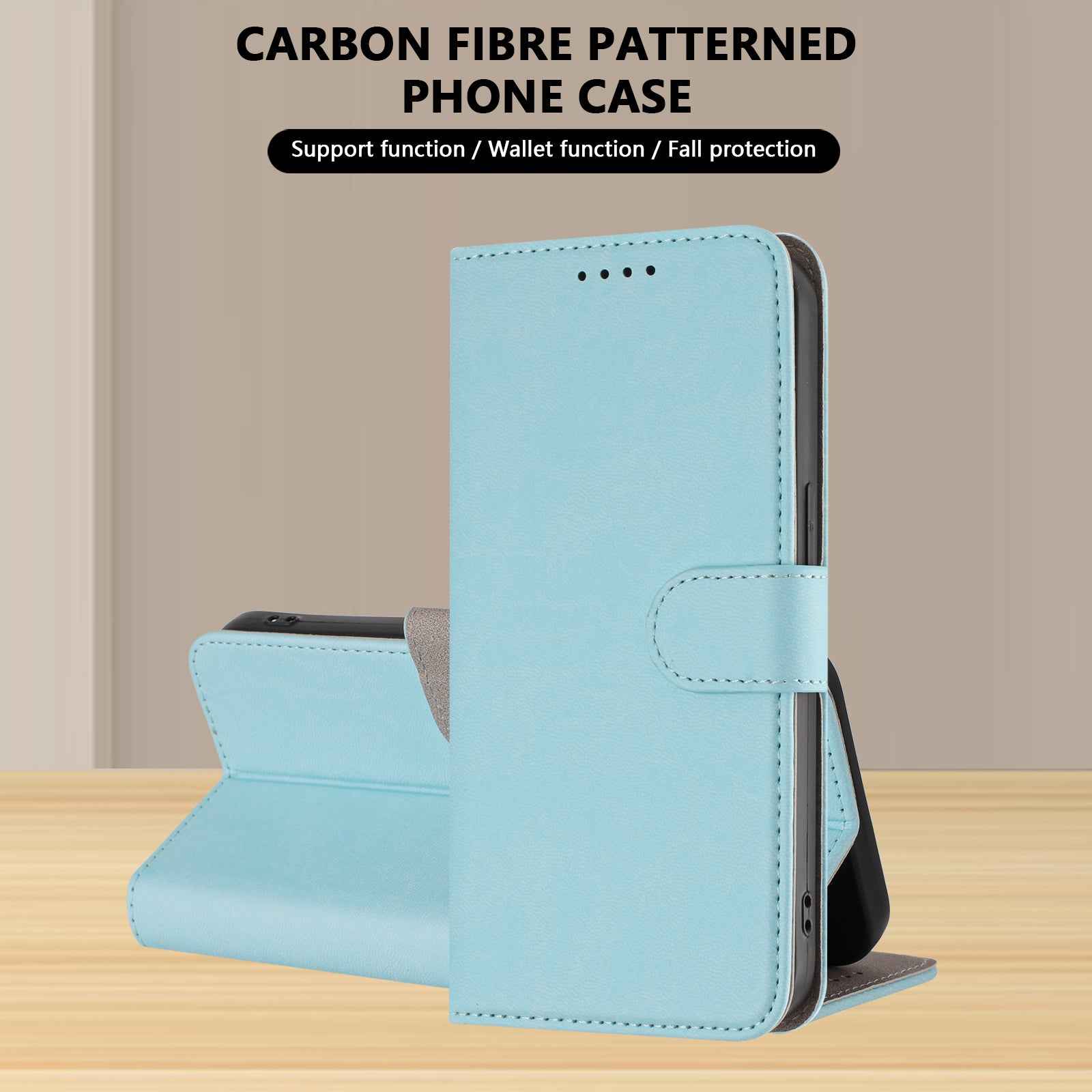 For Xiaomi 17 Pro Leather Case Solid Color Phone Cover with Wallet - Baby Blue