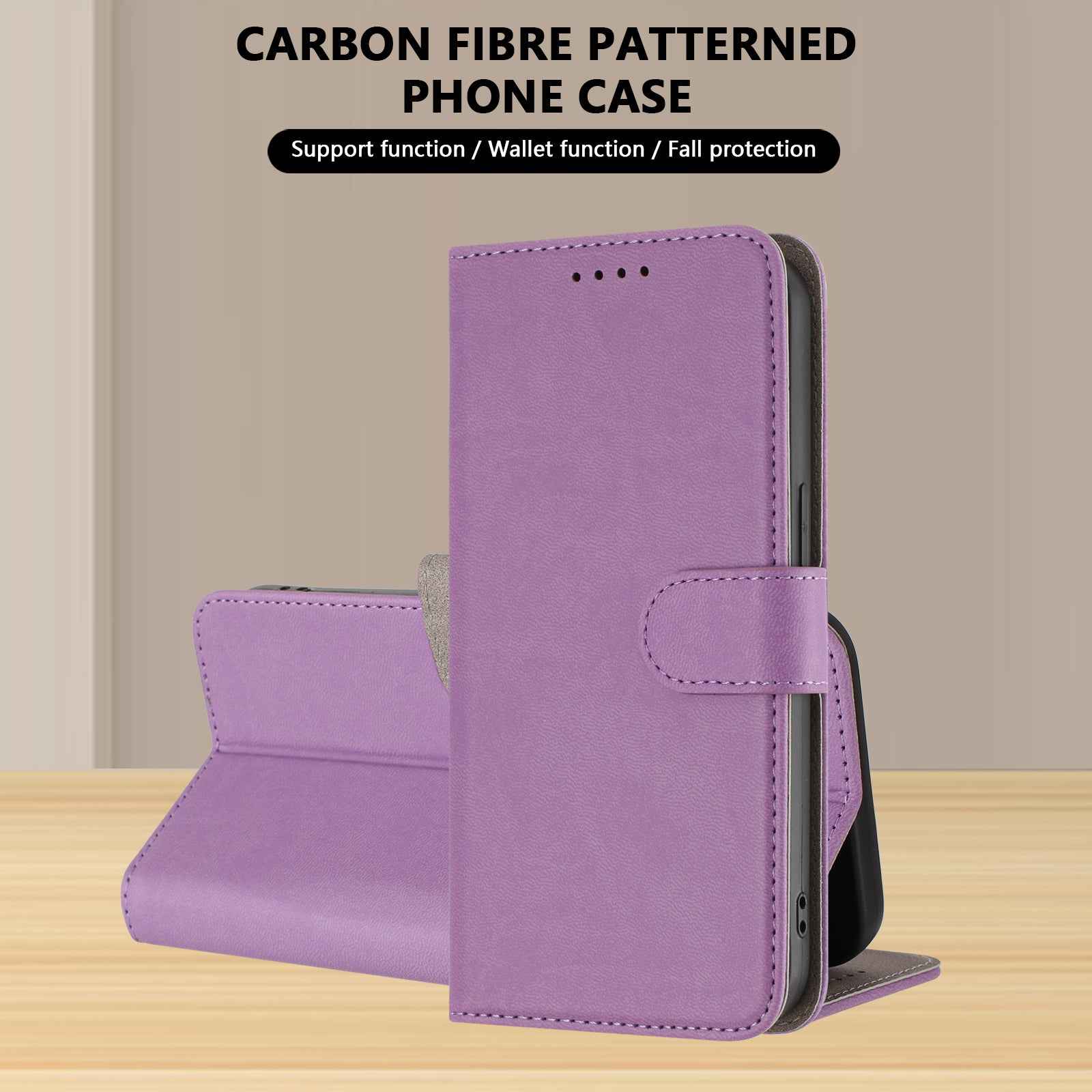 For Xiaomi 17 Pro Leather Case Solid Color Phone Cover with Wallet - Light Purple