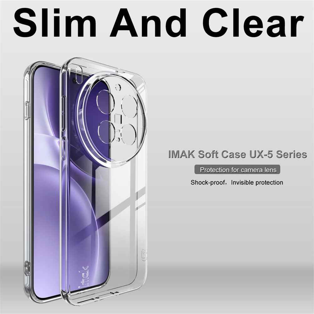 IMAK UX-5 Series For vivo X300 Pro 5G Transparent TPU Phone Case Protective Phone Cover