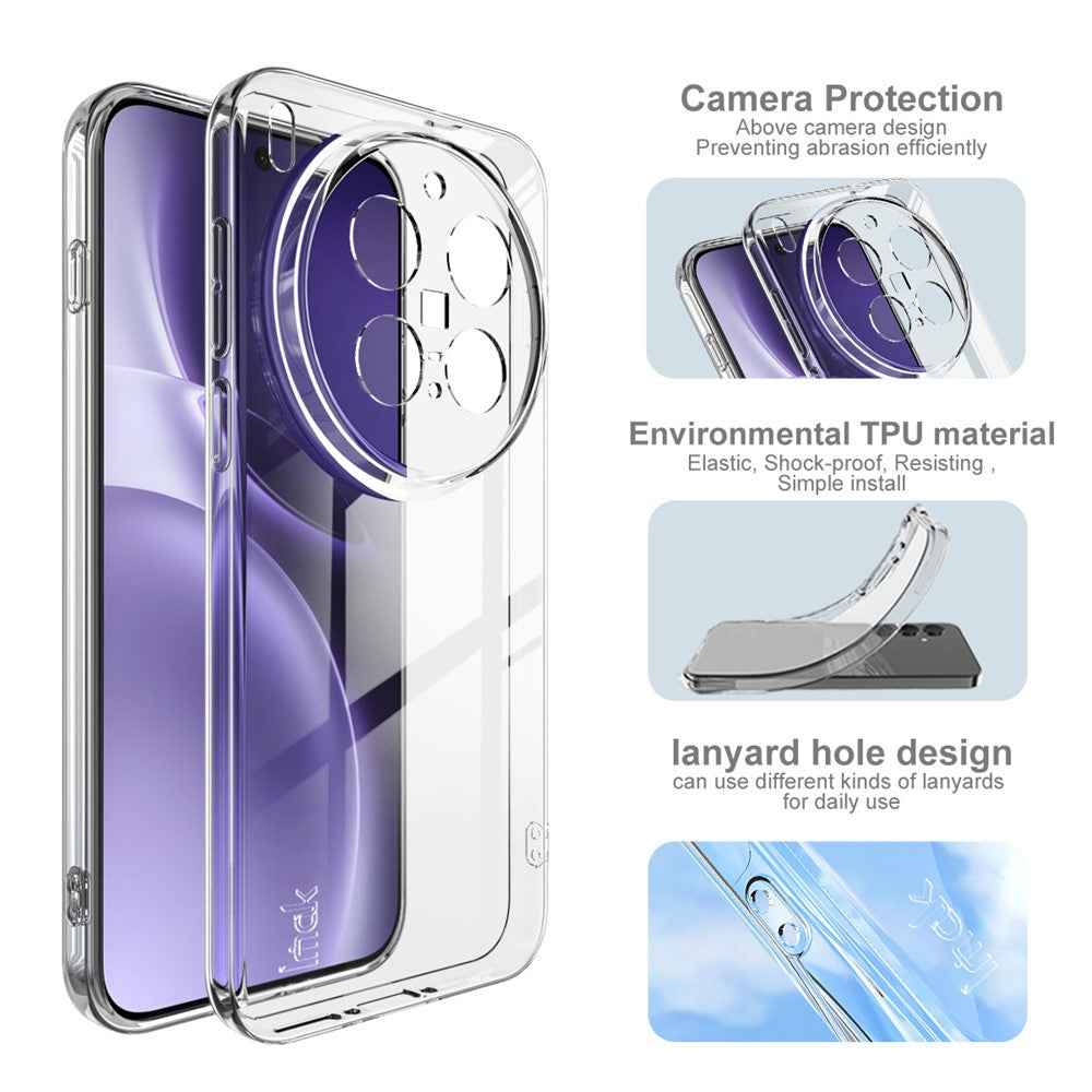 IMAK UX-5 Series For vivo X300 Pro 5G Transparent TPU Phone Case Protective Phone Cover