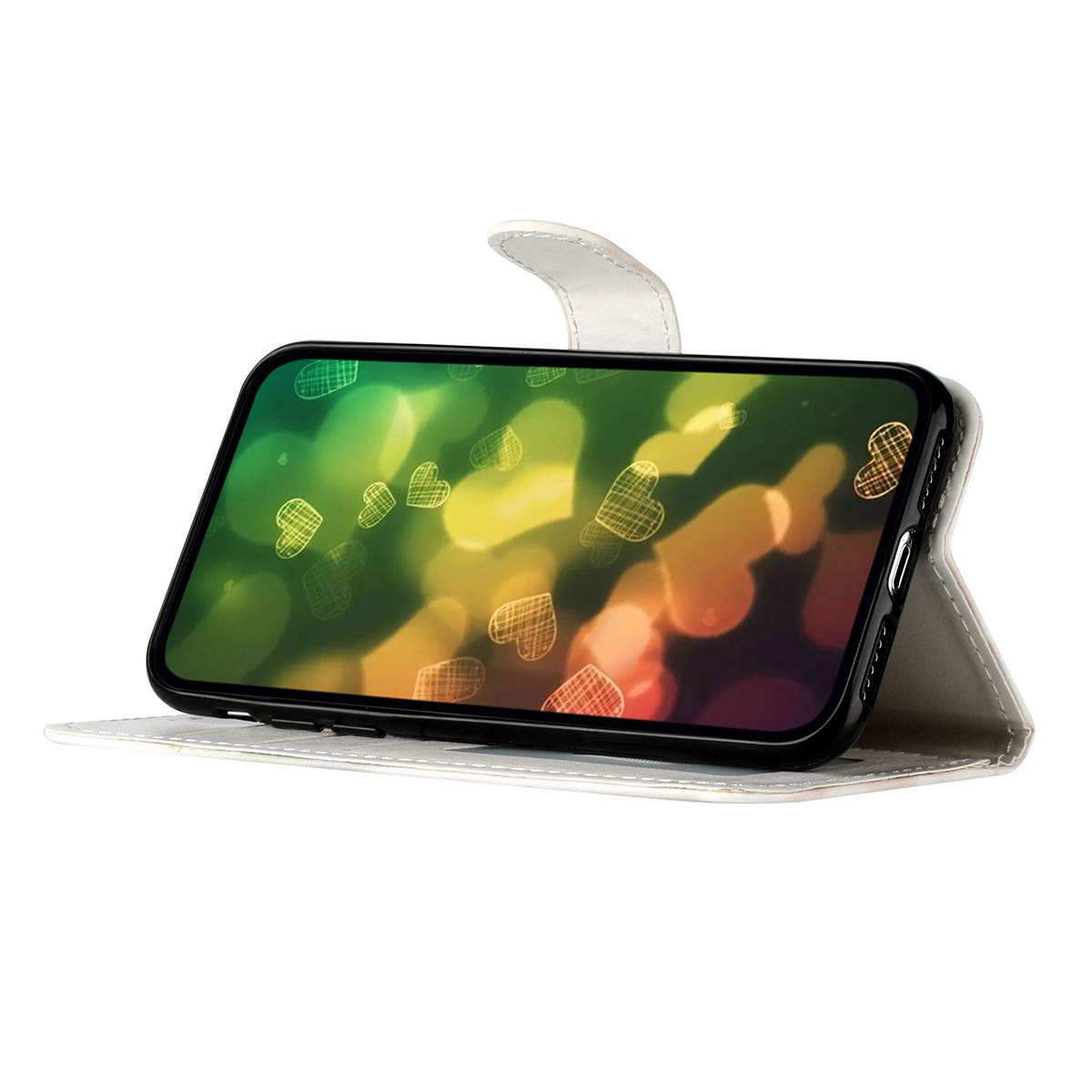 For Xiaomi 17 Pro Max Wallet Case  Printed Pattern PU Leather Stand Phone Cover with Strap - Grid