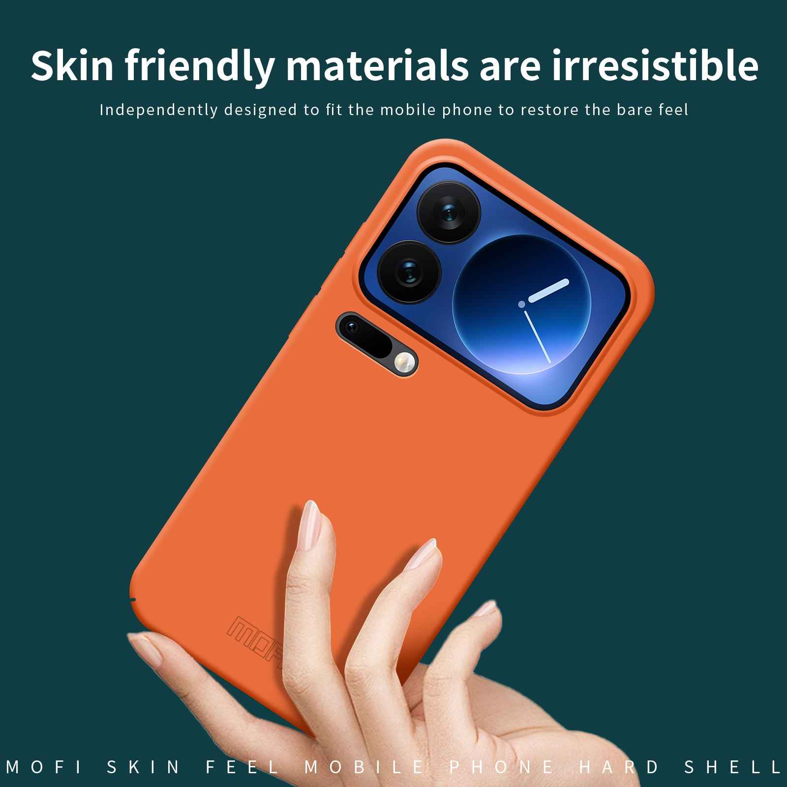 For Xiaomi 17 Pro Phone Case MOFI JK Qin Series Skin-Touch Matte Anti-fingerprint Back Cover - Gray