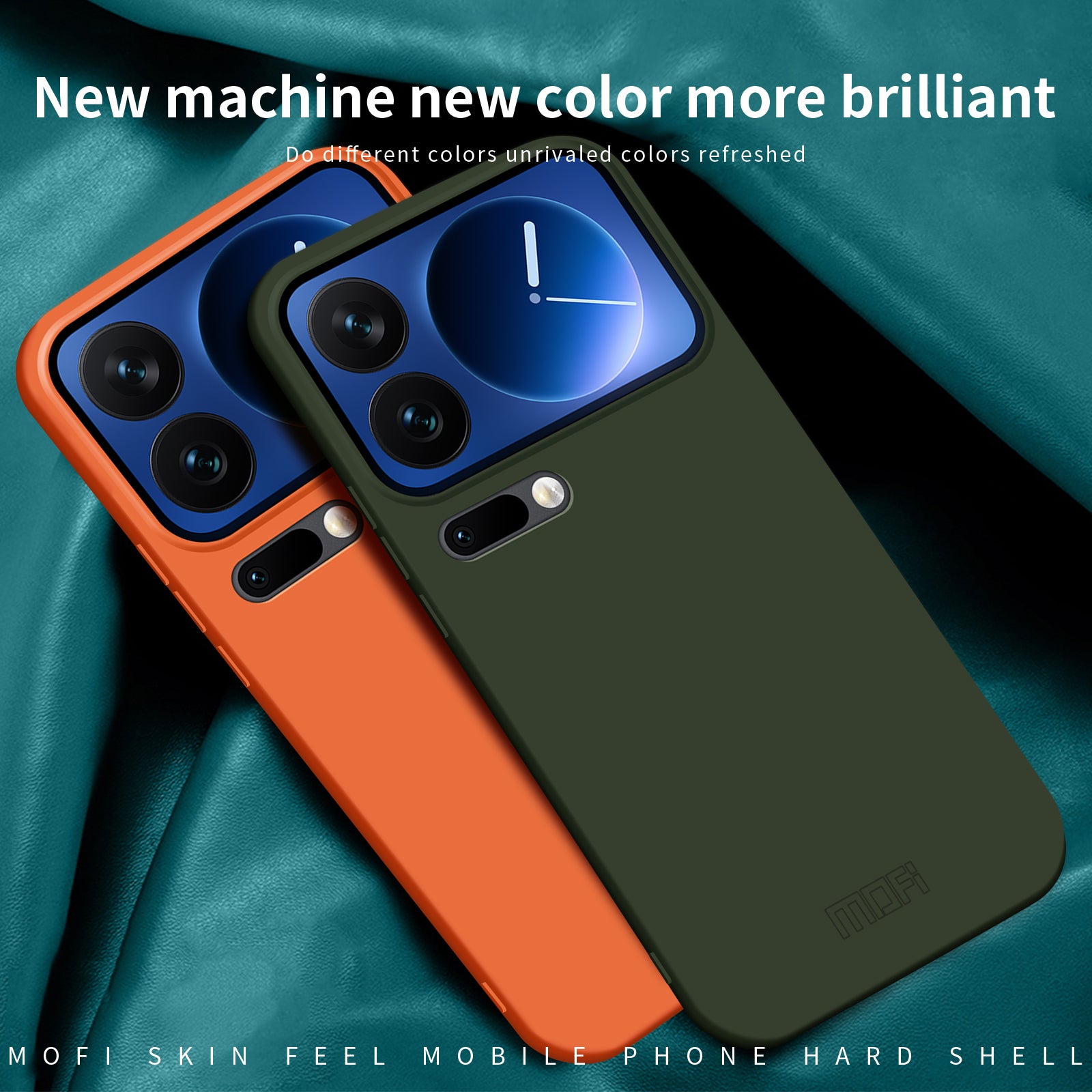 For Xiaomi 17 Pro Max Phone Case MOFI JK Qin Series Skin-Touch Matte Anti-fingerprint Back Cover - Beige