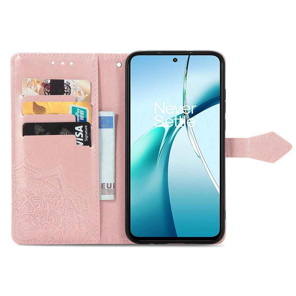 For Xiaomi 17 Pro Case Wallet Mandala Flower Leather Phone Cover Stand View - Rose Gold