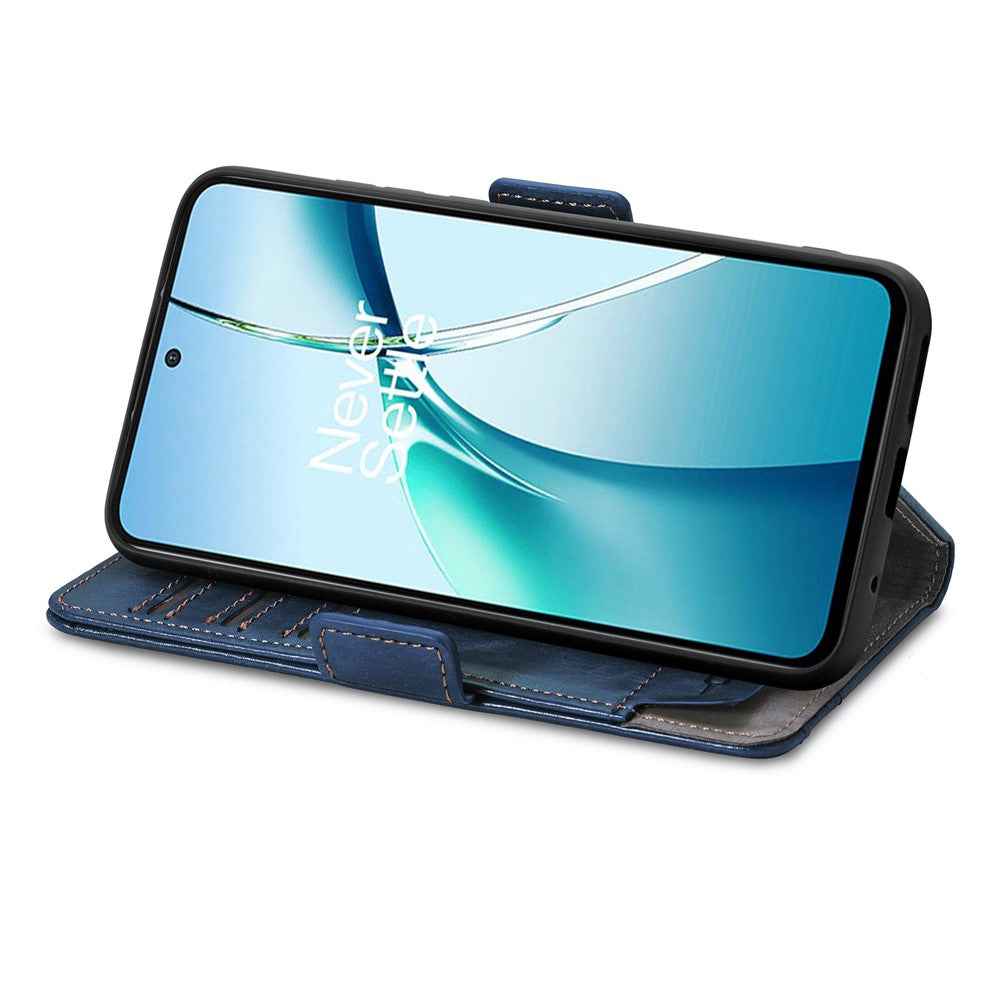 CASENEO For Xiaomi 17 Pro Phone Case PU Leather Cover Stand with RFID Blocking Wallet - Dark Blue