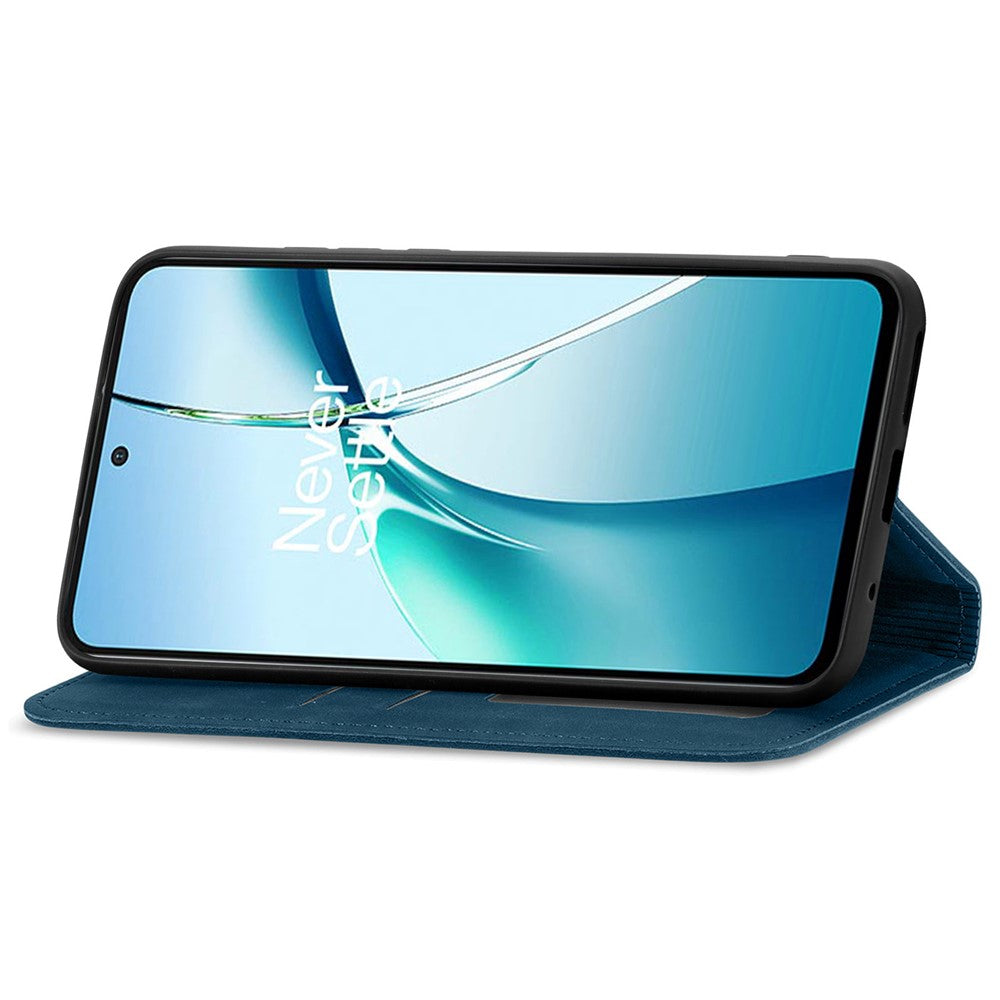For Xiaomi 17 Pro Max Leather Case with Card Holder Magnetic Absorption Phone Cover - Dark Blue
