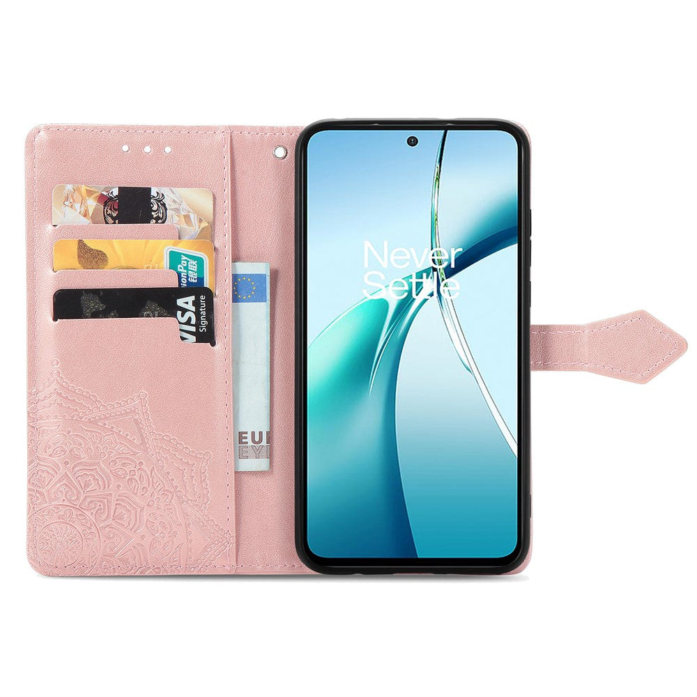 For Xiaomi 17 Pro Max Case Wallet Mandala Flower Leather Phone Cover Stand View - Rose Gold