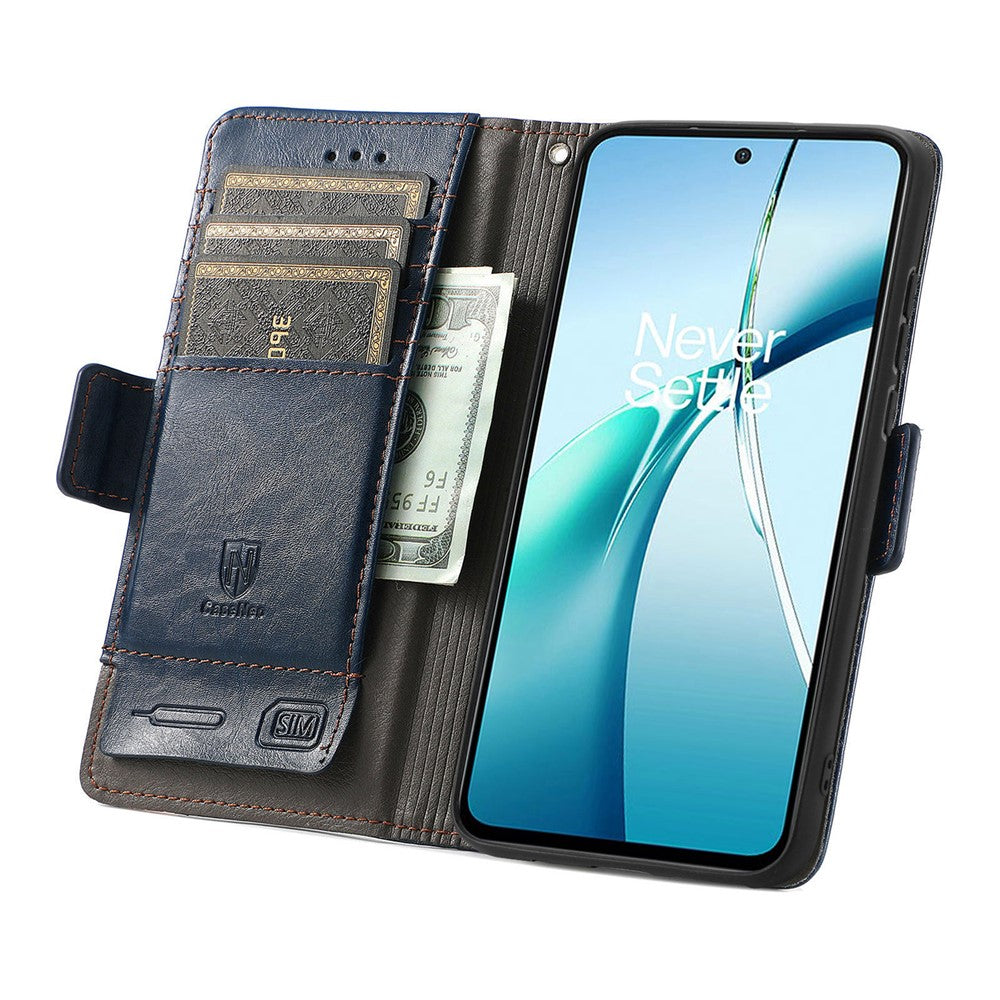CASENEO For Xiaomi 17 Pro Max Phone Cases PU Leather Cover Stand with RFID Blocking Wallet - Dark Blue