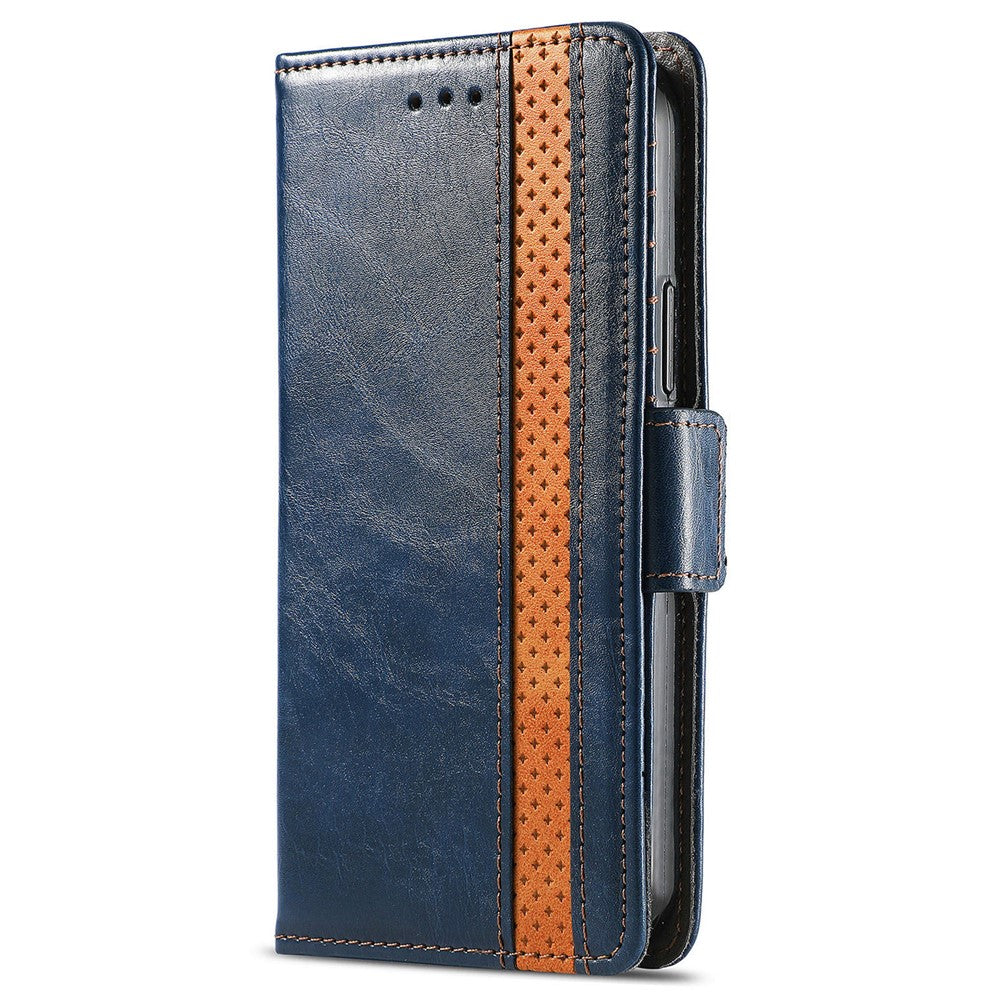 CASENEO For Xiaomi 17 Pro Max Phone Cases PU Leather Cover Stand with RFID Blocking Wallet - Dark Blue