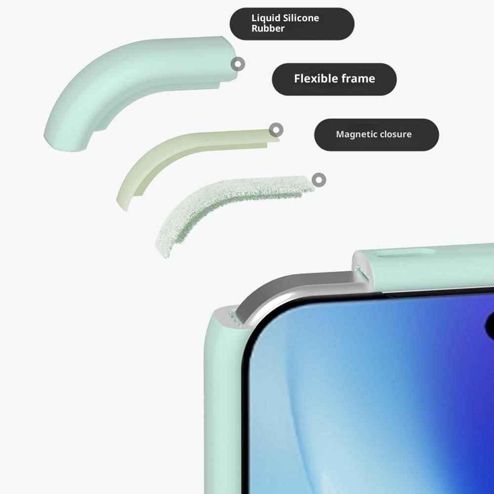 For vivo X300 Pro 5G Liquid Silicone Phone Case Skin-Friendly Shockproof Protective Back Cover - Black
