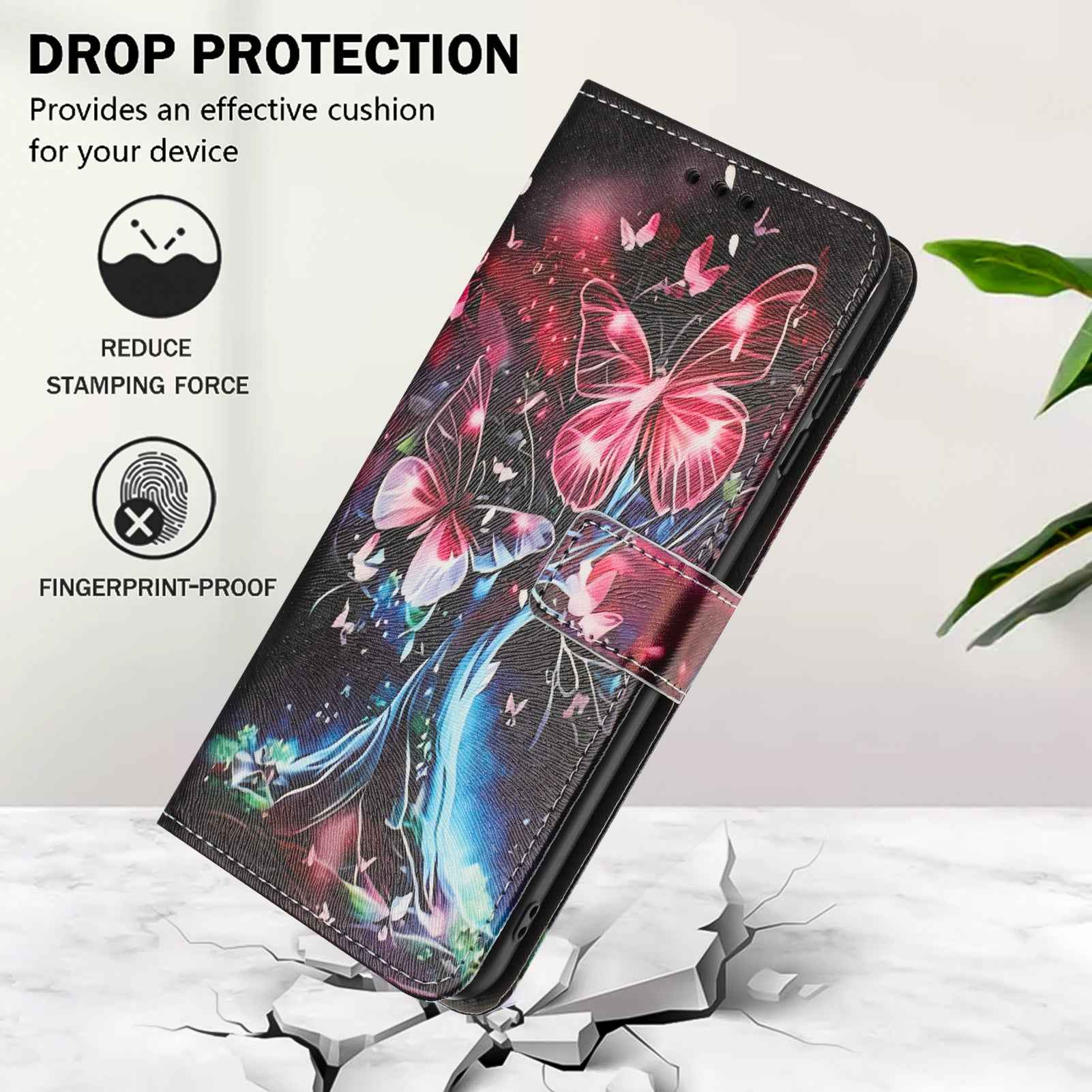For Xiaomi 17 Pro Wallet Case Pattern Printing PU Leather Phone Cover with Lanyard - Butterfly Tree