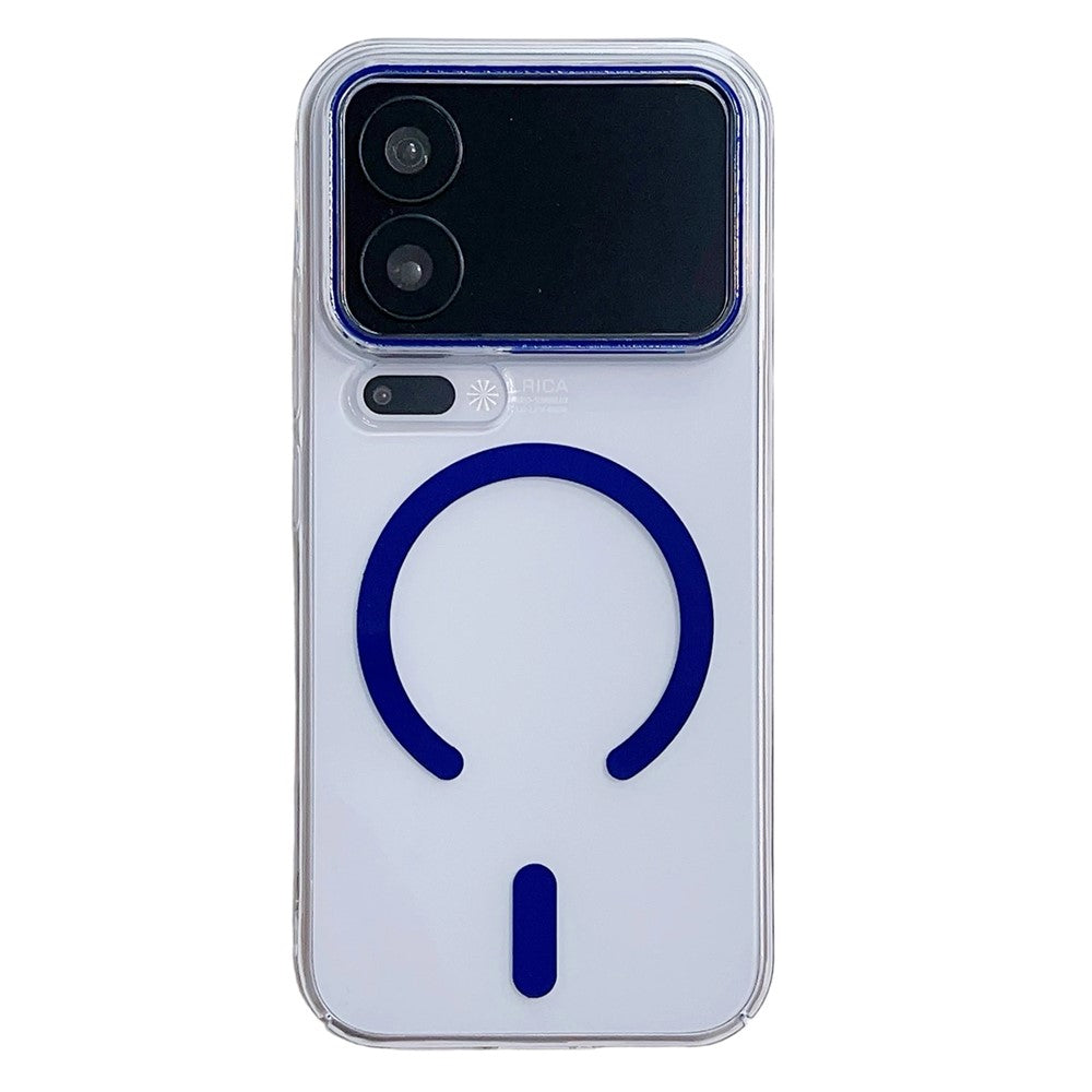 For Xiaomi 17 Pro Max Magnetic Case Ultra Thin Clear PC Phone Back Cover - Sapphire