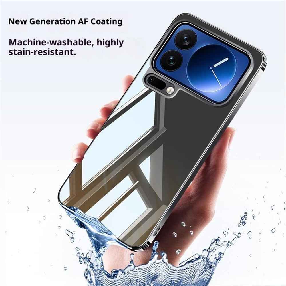 For Xiaomi 17 Pro Case Electroplating PC Phone Back Cover with Camera Lens Protector - Green