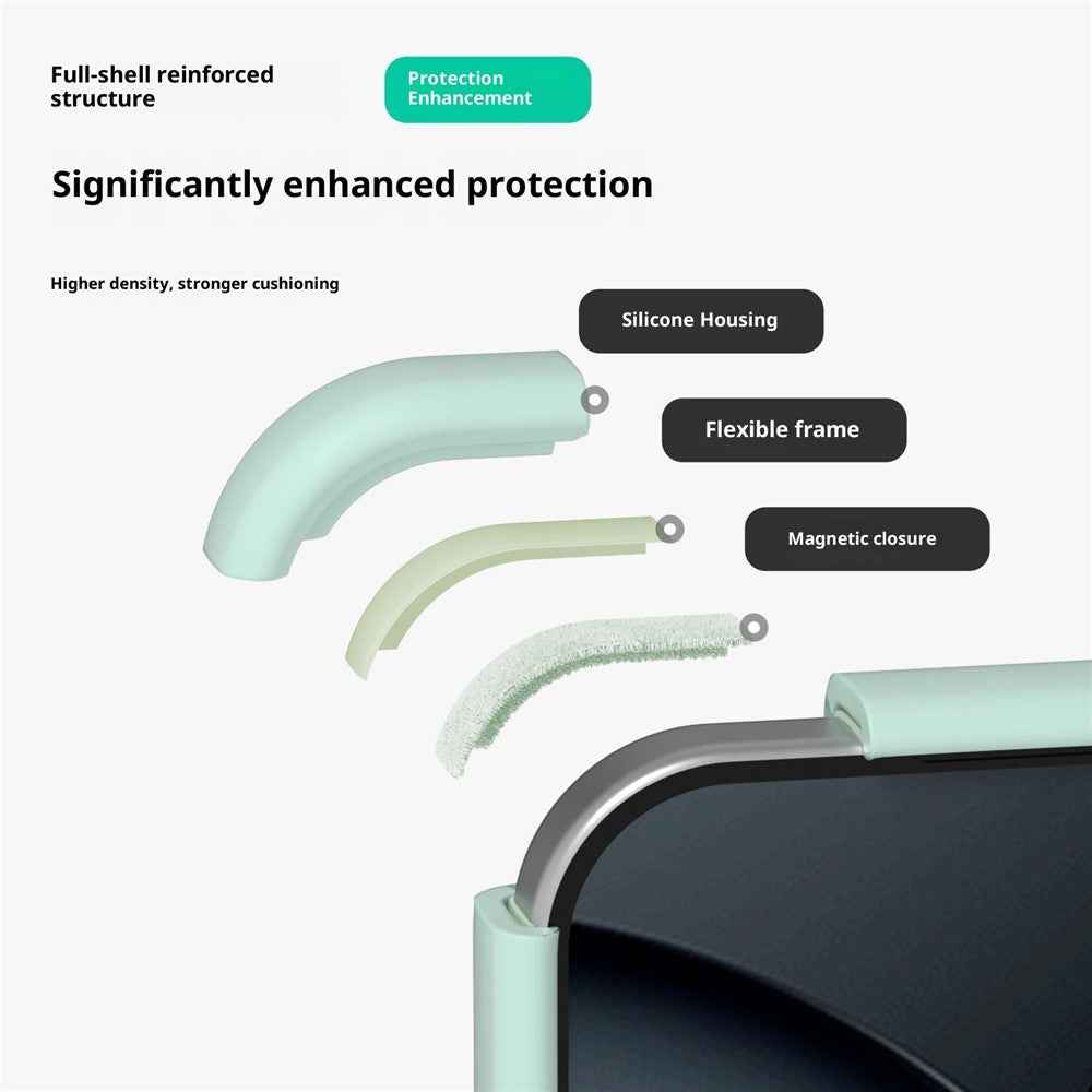 For Xiaomi 17 Pro Liquid Silicone Magnetic Case Skin-Touch Phone Cover - Sky Blue
