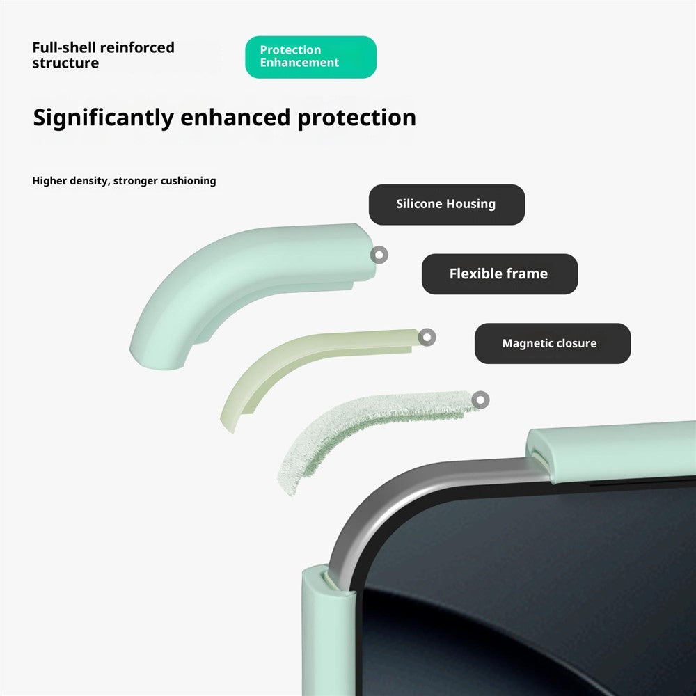 For Xiaomi 17 Pro Max Liquid Silicone Magnetic Case Skin-Touch Phone Cover - Pink