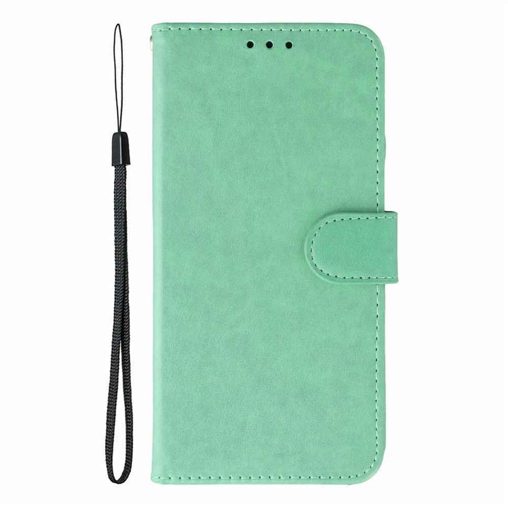 For Xiaomi 17 Pro Case PU Leather Flip Wallet Phone Cover with Strap - Green