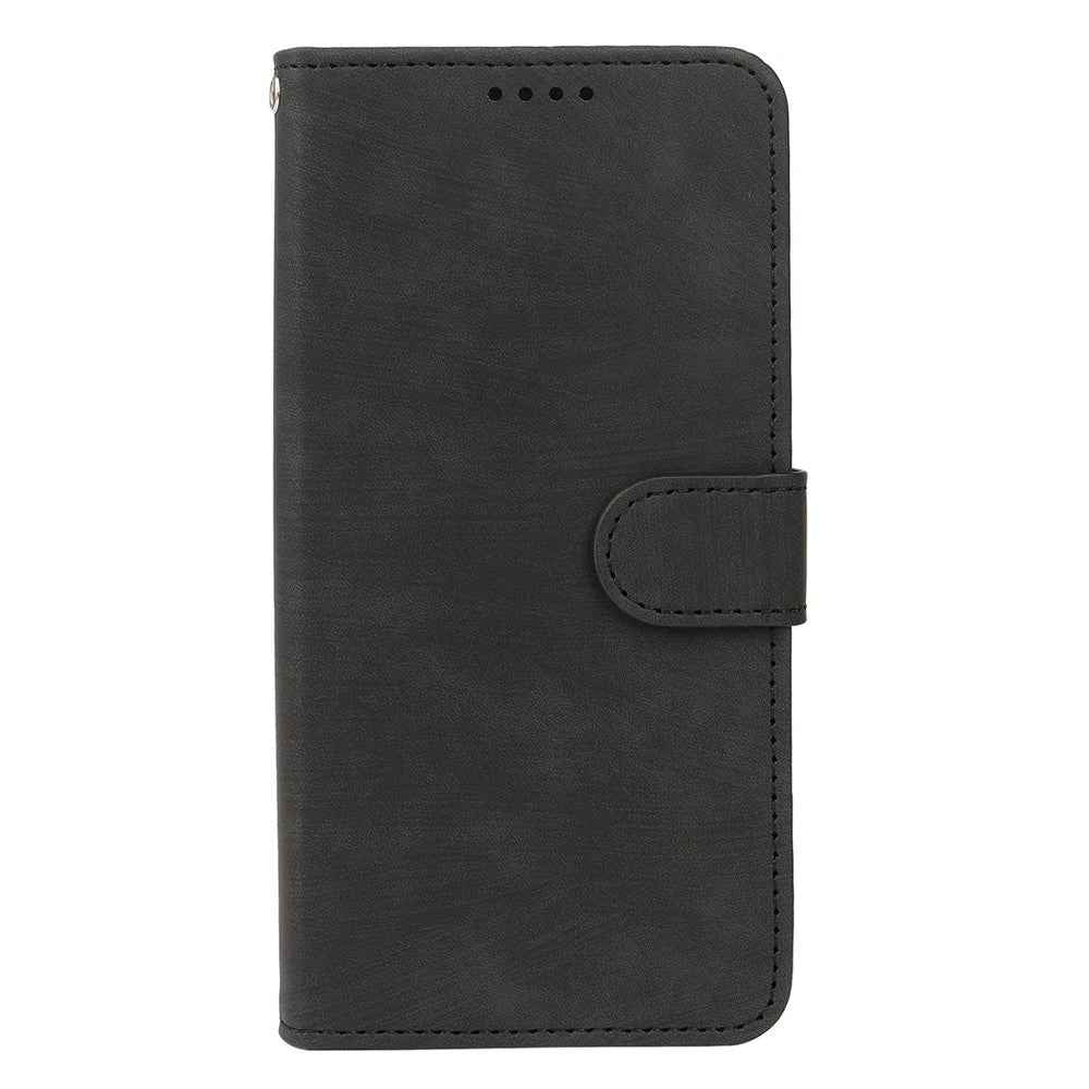 For Xiaomi 17 Pro Case Flip Wallet Striped Texture Leather Phone Cover - Black